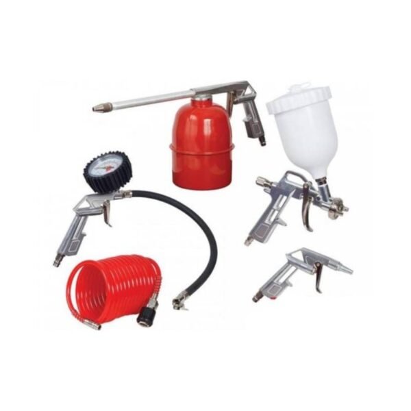 Ryobi 5 Pce Spray Gun Kit (Gravity Powered Gun)-RSG-5000