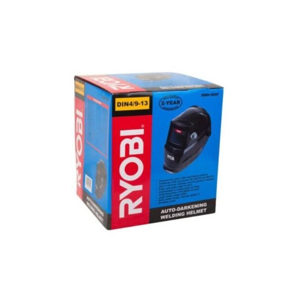 Ryobi Welding Helmet Adj 92.5X42.5Mm Variable Shade Control-RWH-500F