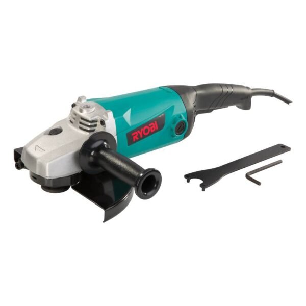 Ryobi 2500W Angle Grinder W/Cut Off Brushes & Dust Filter 230Mm-G-235