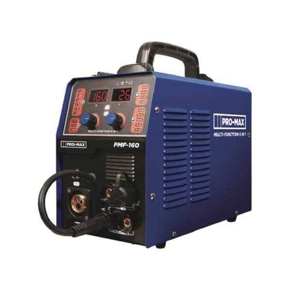Pro-Max Multi Function 6-In-1 Welder – Stick, Mig, Tig , Lift, Pulse (PMF-160)
