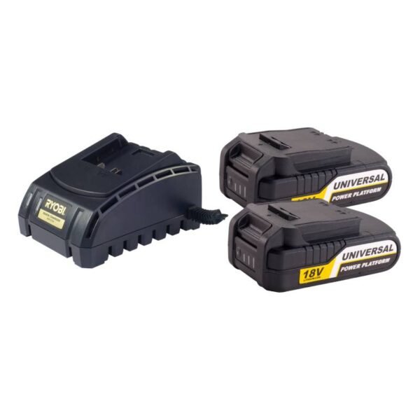 Ryobi 18V Batteries And Charger Kit (XB2000 X2, XPP2700) (XB-2000K)