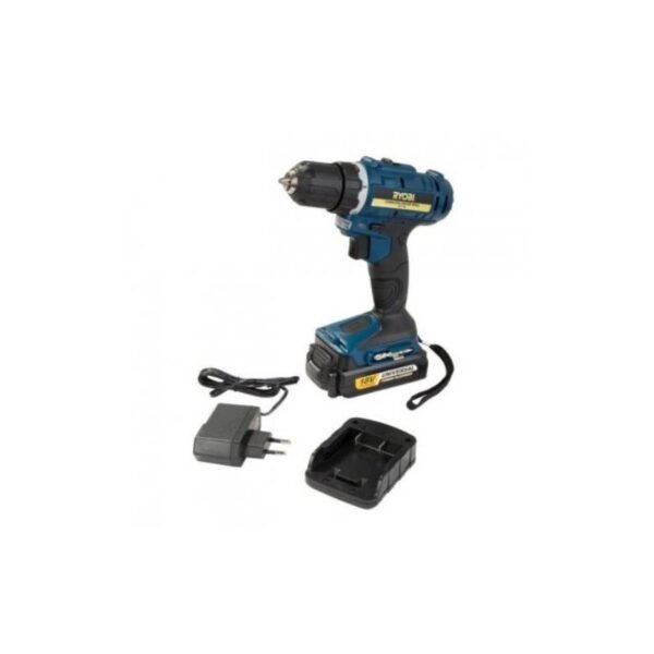 Ryobi 18V Li-Ion Starter Kit Driver Drill 10Mm (Inc. Batt + Charger) (XD-180)