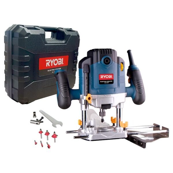 Ryobi 1200W Router with 6 Bits and Carry Case (RE-1255K)